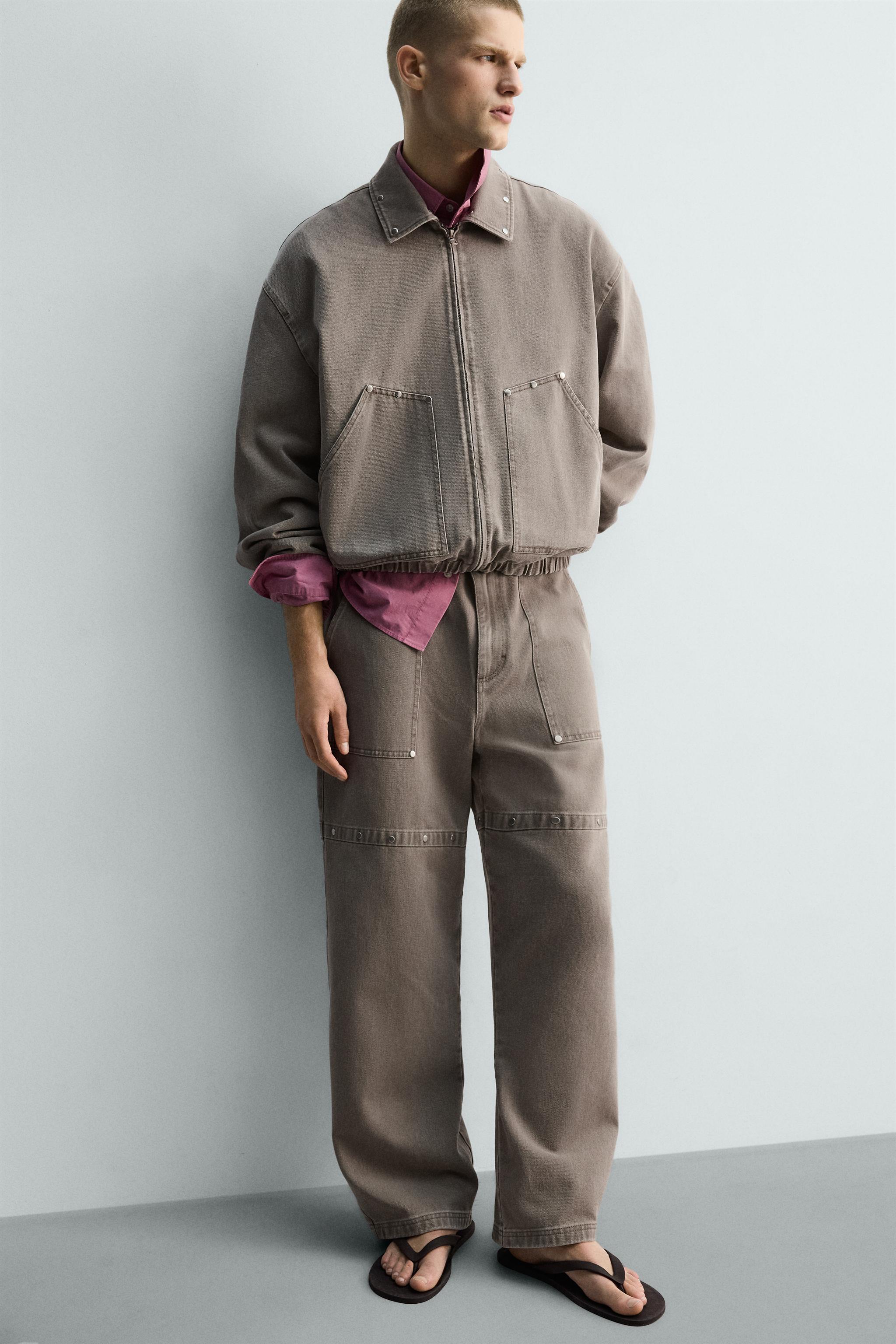 PANTALON DÉCONTRACTÉ À CLOUS